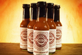 Bottles of Habernac Hot Sauce